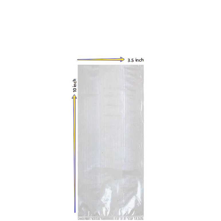 Plastic food storage bag 3.1/2in*10in	