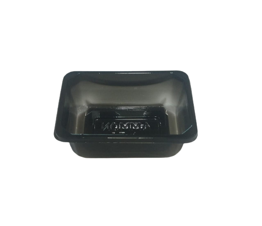 4.25oz black rectangular container 