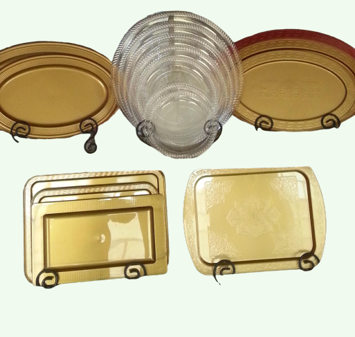 Plastic sweet trays