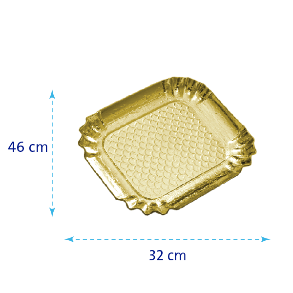  rectangular plate made of cardboard 
