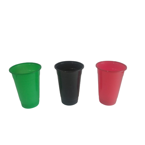 Colorful plastic cups 17 oz