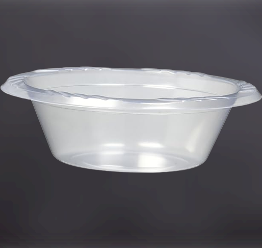 clear plastic bowl 