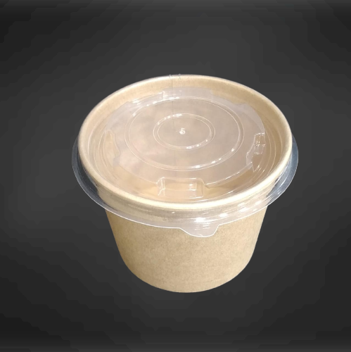 Clear flat lid for soup bowls -17oz